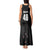 Custom New Zealand Cricket Tank Maxi Dress Aotearoa Black Cap Come On