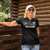 Custom New Zealand Cricket Women Polo Shirt Aotearoa Black Cap Come On