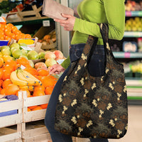 Javanese Batik Semen Grocery Bag Indonesian Traditional Pattern LT01 - Polynesian Pride