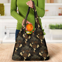 Javanese Batik Semen Grocery Bag Indonesian Traditional Pattern LT01 - Polynesian Pride
