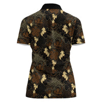 Javanese Batik Semen Women Polo Shirt Indonesian Traditional Pattern LT01 - Polynesian Pride