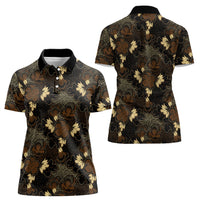 Javanese Batik Semen Women Polo Shirt Indonesian Traditional Pattern LT01 - Polynesian Pride