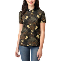 Javanese Batik Semen Women Polo Shirt Indonesian Traditional Pattern LT01 - Polynesian Pride