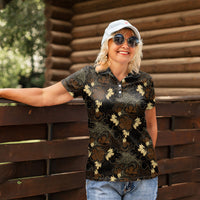 Javanese Batik Semen Women Polo Shirt Indonesian Traditional Pattern LT01 - Polynesian Pride