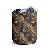 Batik Pedalaman Semen Lereng Style Laundry Basket Indonesian Traditional Pattern LT01 - Polynesian Pride
