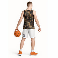 Batik Pedalaman Semen Lereng Style Basketball Jersey Indonesian Traditional Pattern LT01 - Polynesian Pride