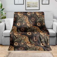 Batik Pedalaman Semen Lereng Style Blanket Indonesian Traditional Pattern LT01 - Polynesian Pride