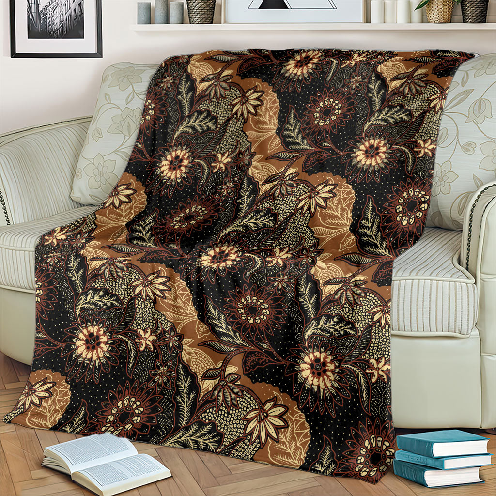 Batik Pedalaman Semen Lereng Style Blanket Indonesian Traditional Pattern LT01 - Polynesian Pride