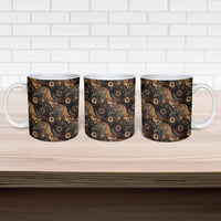 Batik Pedalaman Semen Lereng Style Ceramic Mug Indonesian Traditional Pattern LT01 - Polynesian Pride