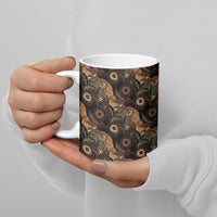 Batik Pedalaman Semen Lereng Style Ceramic Mug Indonesian Traditional Pattern LT01 - Polynesian Pride