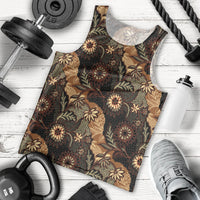 Batik Pedalaman Semen Lereng Style Men Tank Top Indonesian Traditional Pattern LT01 - Polynesian Pride
