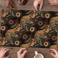 Batik Pedalaman Semen Lereng Style Puzzle Indonesian Traditional Pattern LT01 - Polynesian Pride