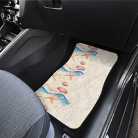 Beige Hawaii Lei Seashells Starfish Car Mats Sandy Sylized LT01 - Polynesian Pride