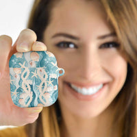 Hawaii Lei Seashells Starfish AirPods Case Fresh Summer Vibe LT01 Blue - Polynesian Pride