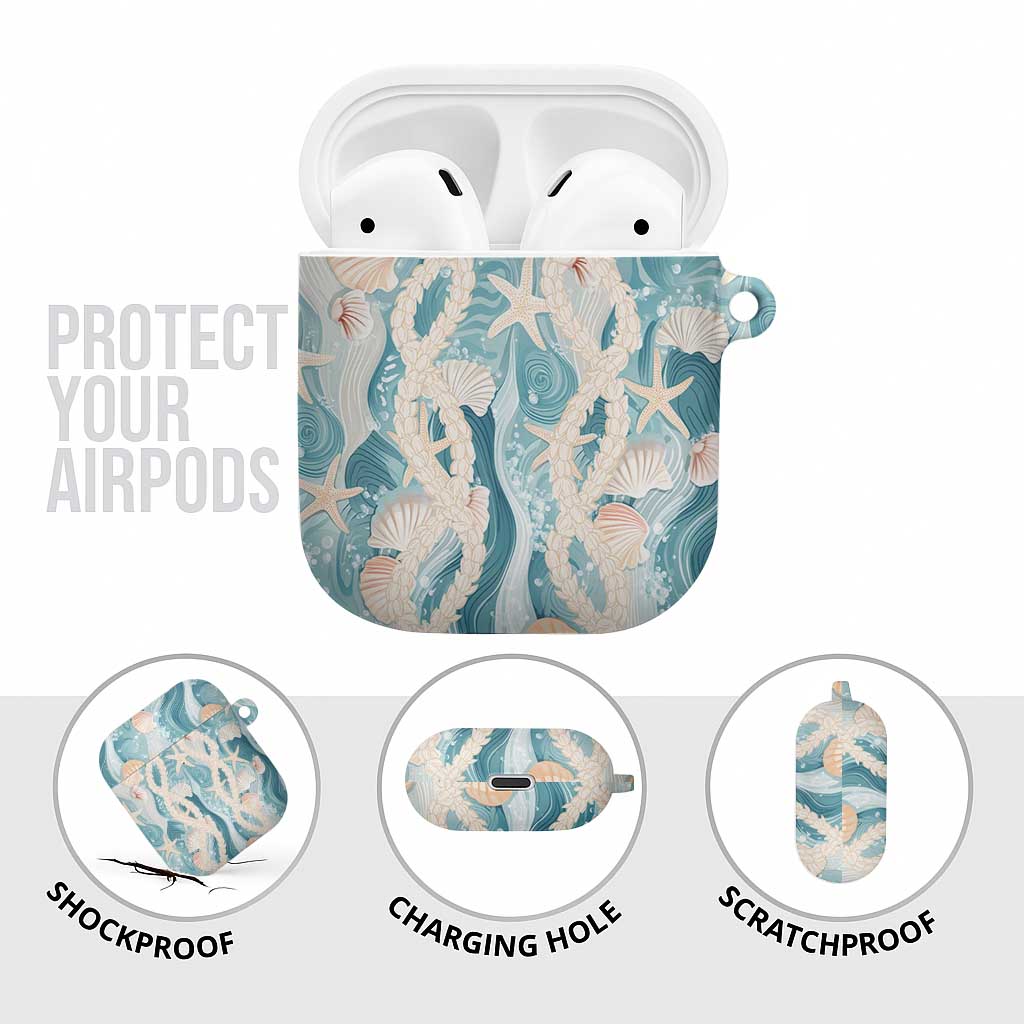 Hawaii Lei Seashells Starfish AirPods Case Fresh Summer Vibe LT01 - Polynesian Pride