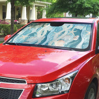 Hawaii Lei Seashells Starfish Auto Sun Shade Fresh Summer Vibe LT01 - Polynesian Pride