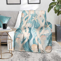 Hawaii Lei Seashells Starfish Blanket Fresh Summer Vibe LT01 - Polynesian Pride