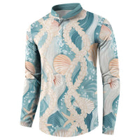Hawaii Lei Seashells Starfish Button Sweatshirt Fresh Summer Vibe LT01 - Polynesian Pride