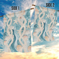 Hawaii Lei Seashells Starfish Garden Flag Fresh Summer Vibe LT01 - Polynesian Pride