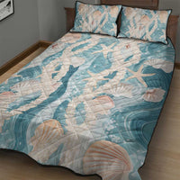 Hawaii Lei Seashells Starfish Quilt Bed Set Fresh Summer Vibe LT01 - Polynesian Pride