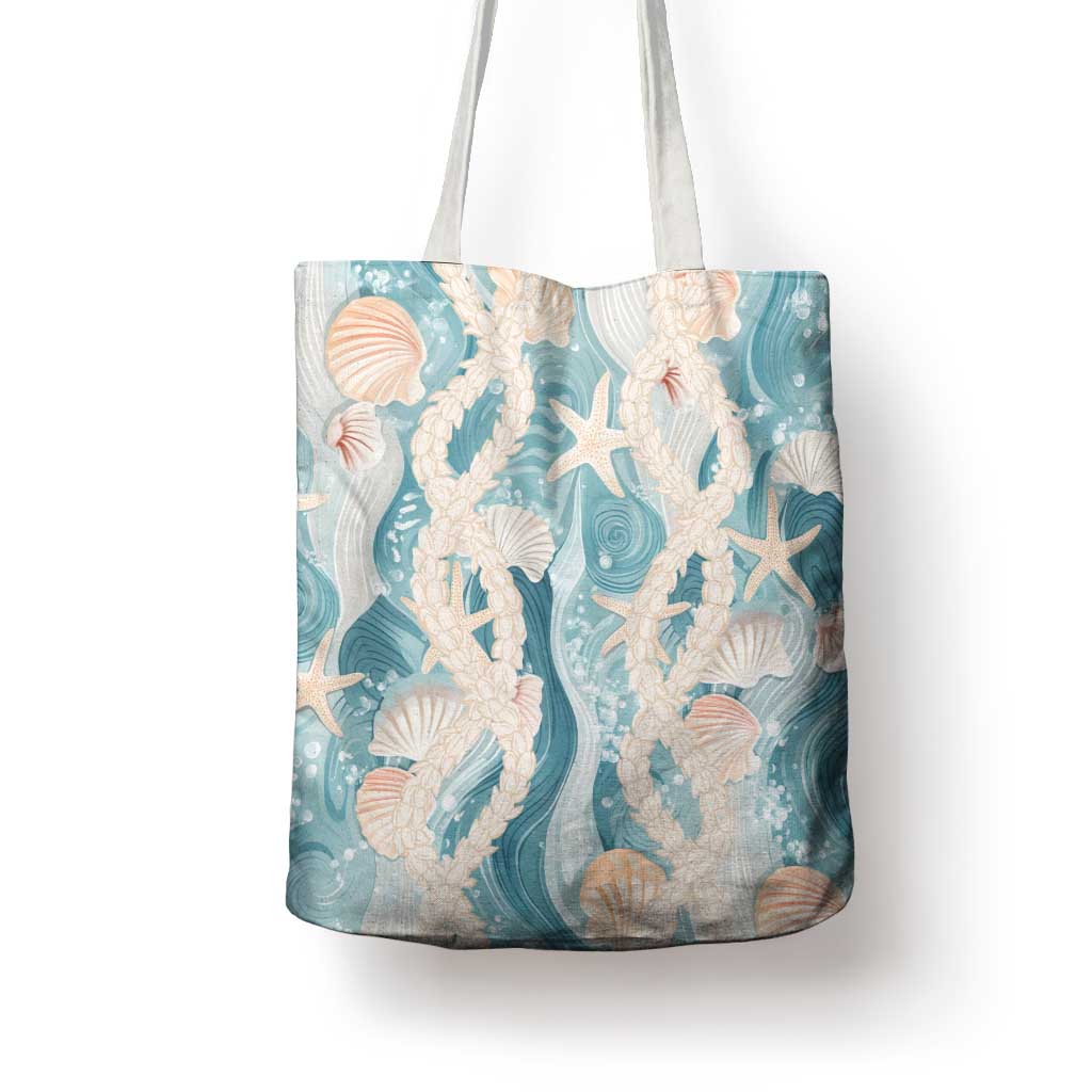 Hawaii Lei Seashells Starfish Tote Bag Fresh Summer Vibe LT01 - Polynesian Pride