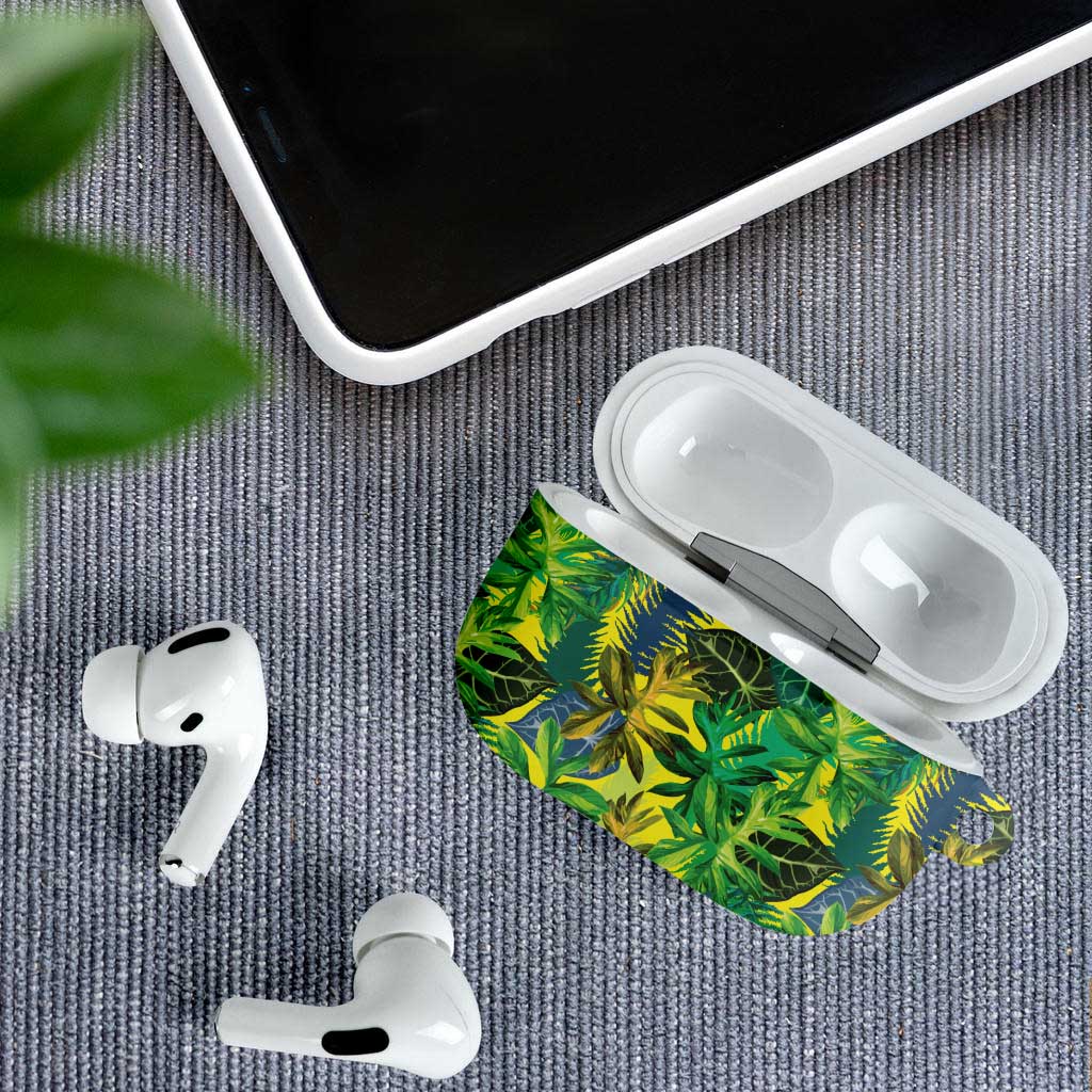Hawaii Summer Tropical Leaves AirPods Case LT01 - Polynesian Pride