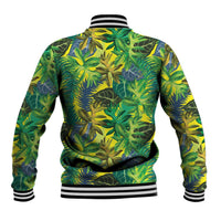 Hawaii Summer Tropical Leaves Baseball Jacket LT01 - Polynesian Pride