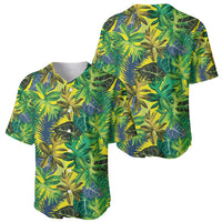 Hawaii Summer Tropical Leaves Baseball Jersey LT01 - Polynesian Pride