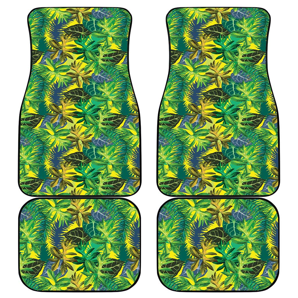 Hawaii Summer Tropical Leaves Car Mats LT01 - Polynesian Pride