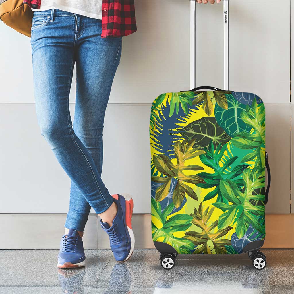 Hawaii Summer Tropical Leaves Luggage Cover LT01 - Polynesian Pride