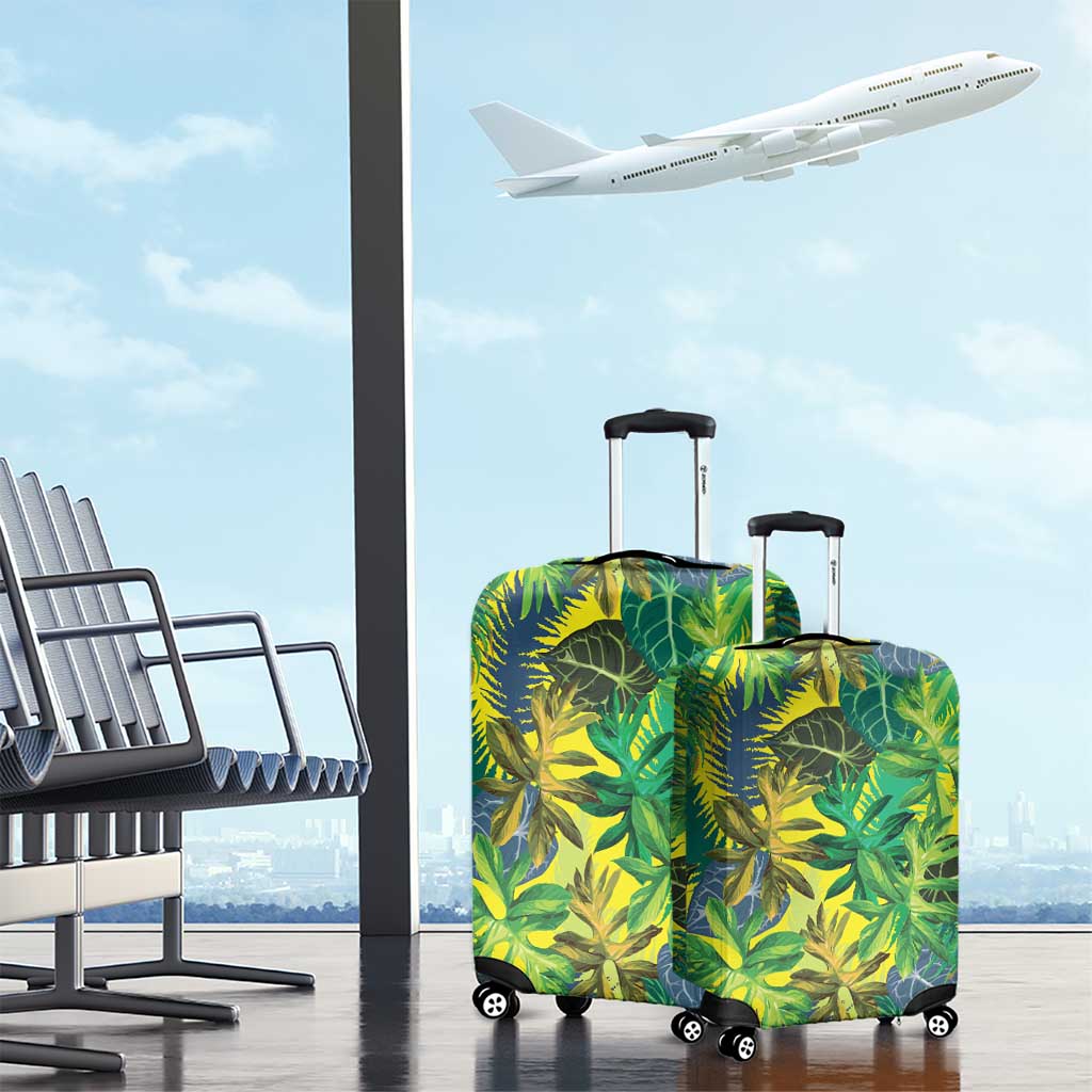 Hawaii Summer Tropical Leaves Luggage Cover LT01 - Polynesian Pride