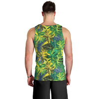 Hawaii Summer Tropical Leaves Men Tank Top LT01 - Polynesian Pride