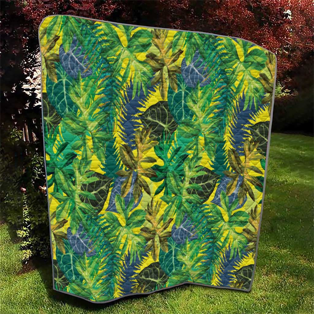 Hawaii Summer Tropical Leaves Quilt LT01 - Polynesian Pride