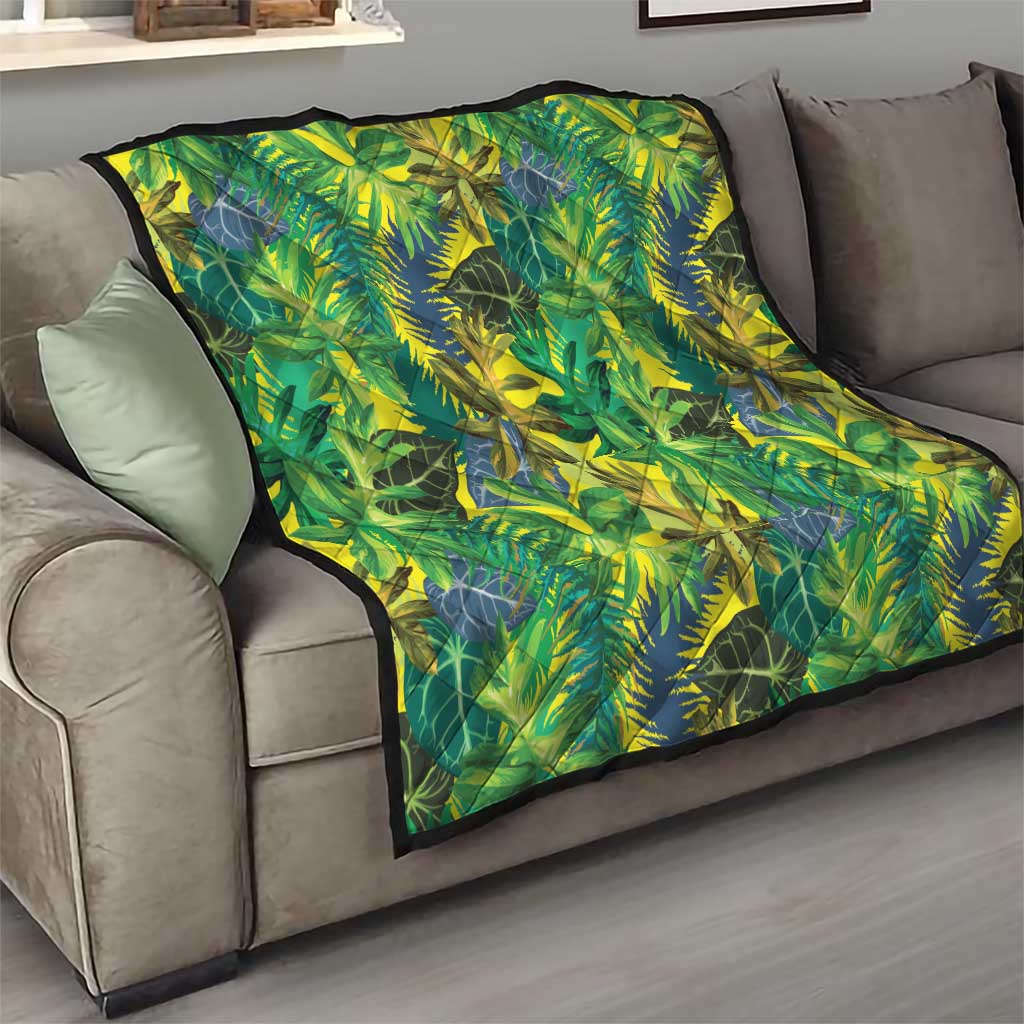Hawaii Summer Tropical Leaves Quilt LT01 - Polynesian Pride