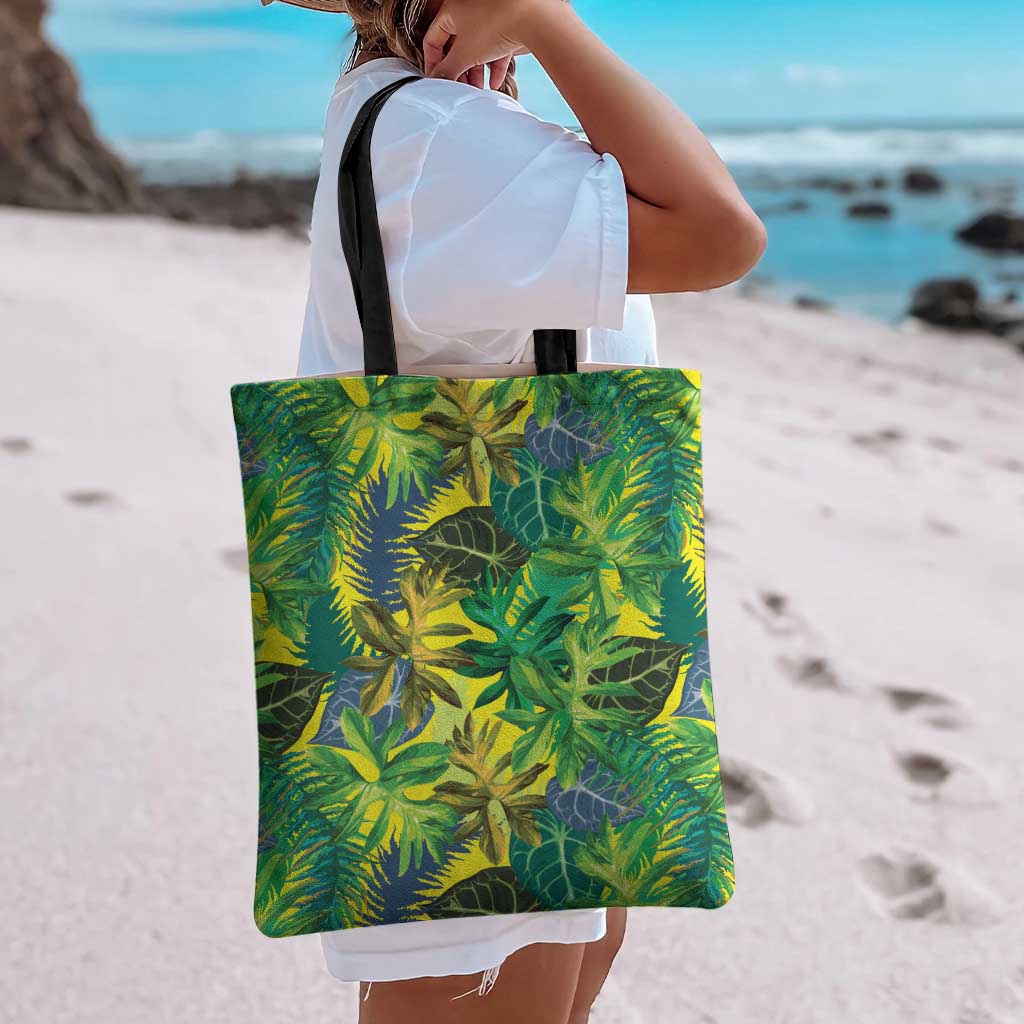 Hawaii Summer Tropical Leaves Tote Bag LT01 - Polynesian Pride