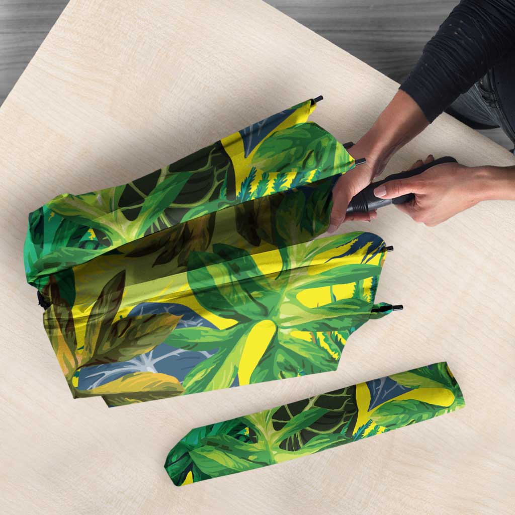 Hawaii Summer Tropical Leaves Umbrella LT01 - Polynesian Pride