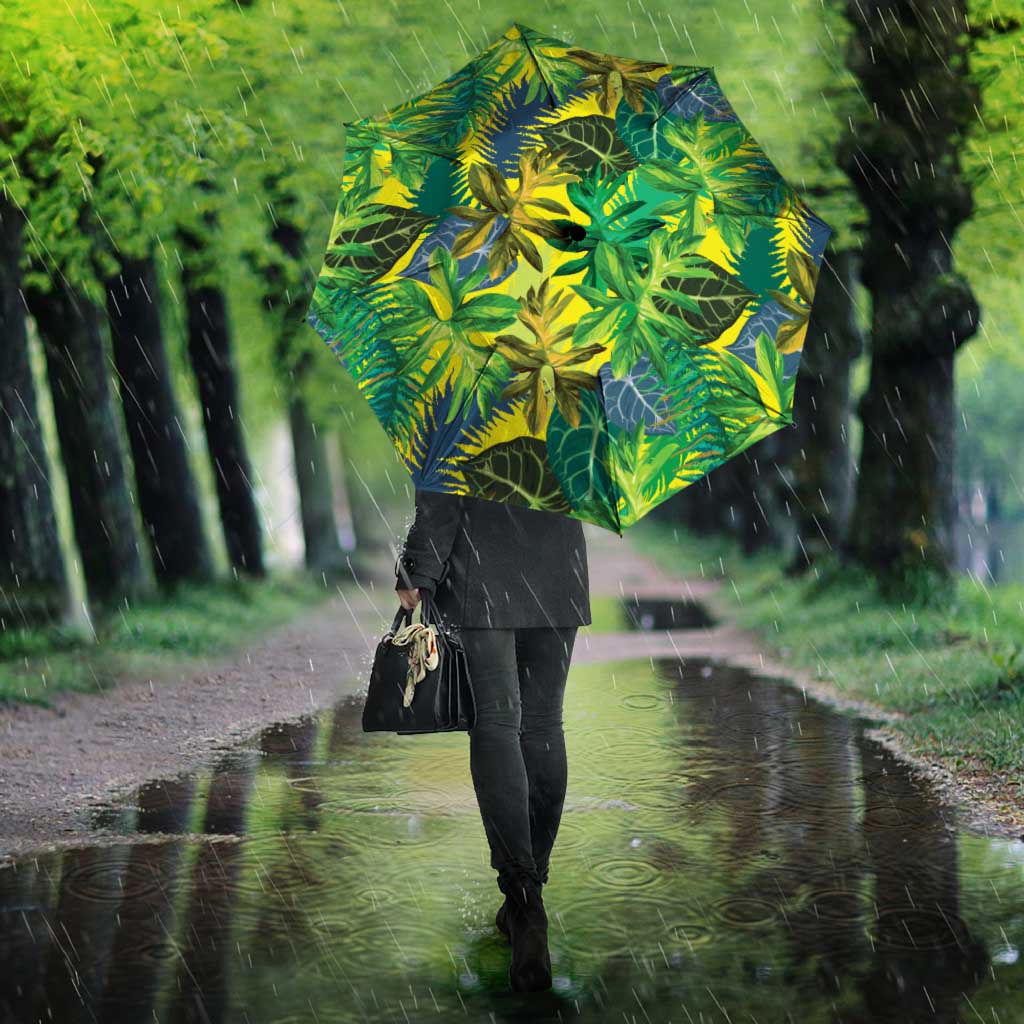 Hawaii Summer Tropical Leaves Umbrella LT01 - Polynesian Pride