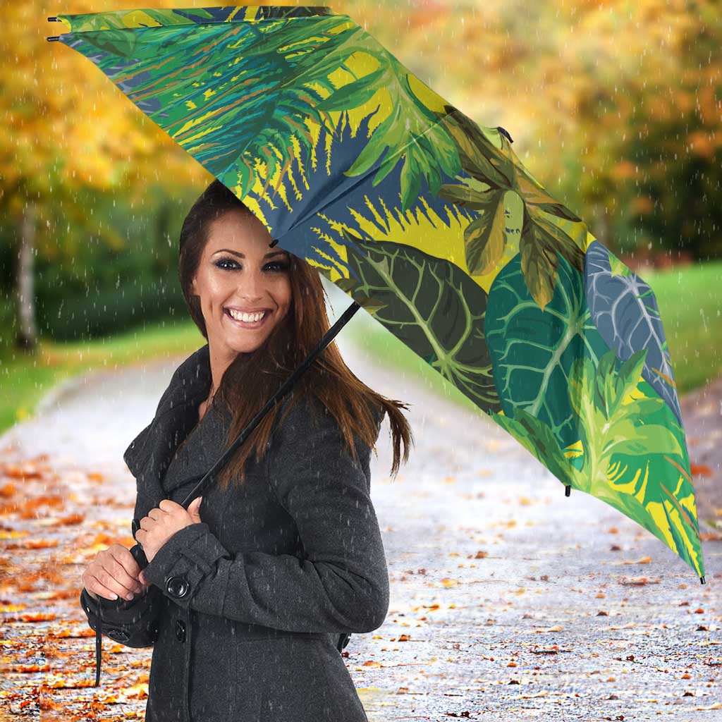 Hawaii Summer Tropical Leaves Umbrella LT01 - Polynesian Pride
