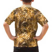Hawaii Gold Tropical Leaves Hawaiian Shirt LT01 - Polynesian Pride