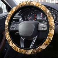 Hawaii Gold Tropical Leaves Steering Wheel Cover LT01 - Polynesian Pride