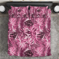 Hawaii Pink Tropical Leaves Bedding Set LT01 Pink - Polynesian Pride