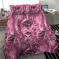 Hawaii Pink Tropical Leaves Bedding Set LT01 - Polynesian Pride