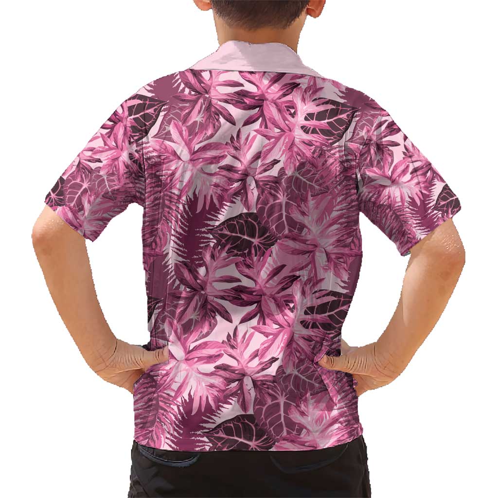 Hawaii Pink Tropical Leaves Hawaiian Shirt LT01 - Polynesian Pride