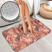 Hawaii Red Brown Tropical Leaves Bathroom Set LT01 - Polynesian Pride