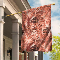 Hawaii Red Brown Tropical Leaves Garden Flag LT01 House Flag Brown - Polynesian Pride