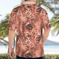 Hawaii Red Brown Tropical Leaves Hawaiian Shirt LT01 - Polynesian Pride
