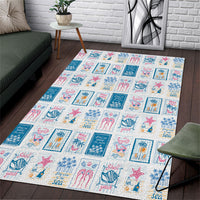 Hawaii Coastal Summer Postcard Area Rug LT01 Multicolor - Polynesian Pride