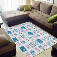 Hawaii Coastal Summer Postcard Area Rug LT01 - Polynesian Pride