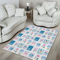 Hawaii Coastal Summer Postcard Area Rug LT01 - Polynesian Pride