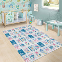 Hawaii Coastal Summer Postcard Area Rug LT01 - Polynesian Pride